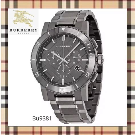 burberry herren uhr bu9381 chronograph gunmetal|burberry gunmetal dial.